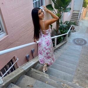 For Love & Lemons Taylor midi dress